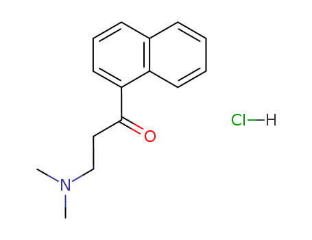 1-Propanone,3-(dimethylamino)-1-(1-naphthalenyl)-, hydrochloride (1:1)