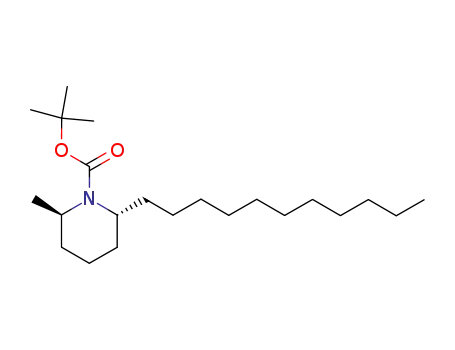 1-Piperidinecarboxylic acid, 2-methyl-6-undecyl-, 1,1-dimethylethyl
ester, (2R,6R)-