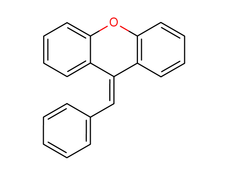 Molecular Structure of 27980-52-5 (9H-Xanthene, 9-(phenylmethylene)-)