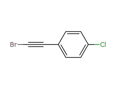 Molecular Structure of 33491-03-1 (1-(bromoethynyl)-4-chlorobenzene)