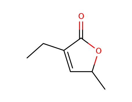 Molecular Structure of 14668-66-7 (2(5H)-Furanone, 3-ethyl-5-methyl-)