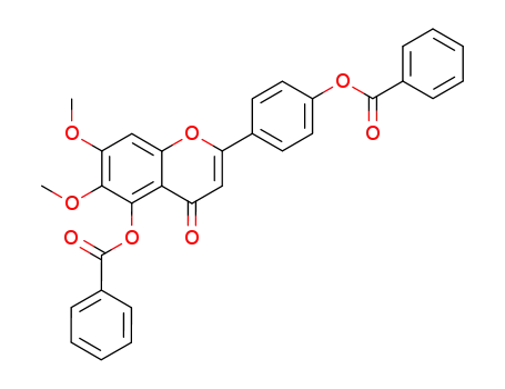 5,4'-dibenzoyloxy-6,7-dimethoxyflavone
