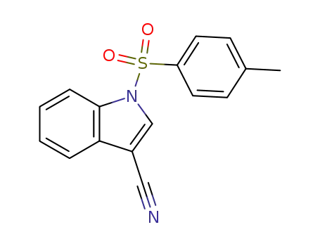 1-[(4-methylphenyl)sulfonyl]-1H-indole-3-carbonitrile