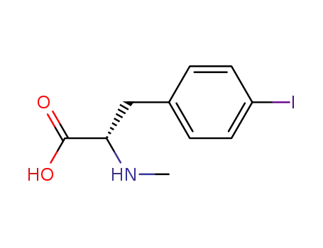 Molecular Structure of 850161-82-9 (4-iodo-N-methylphenylalanine)