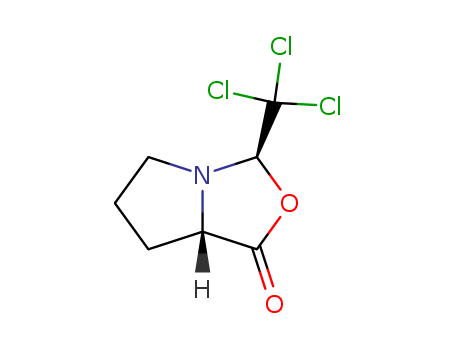 (3R)-Trichloromethyl-cis-tetrahydropyrrolo[1,2-c]oxazol-1-one