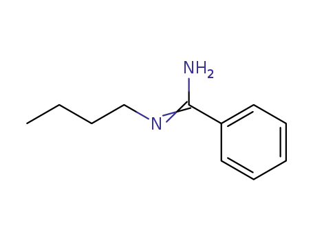 Molecular Structure of 15421-91-7 (Benzenecarboximidamide, N-butyl-)