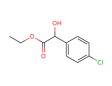 Molecular Structure of 13511-29-0 (Ethyl (4-chlorophenyl)(hydroxy)acetate)