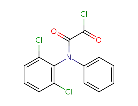 Molecular Structure of 24542-55-0 ([(2,6-Dichloro-phenyl)-phenyl-amino]-oxo-acetyl chloride)