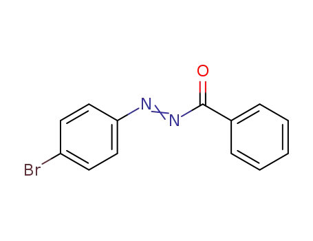 Molecular Structure of 108574-21-6 (Diazene, benzoyl(4-bromophenyl)-)