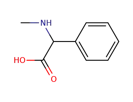 Molecular Structure of 74641-60-4 (N-ME-DL-PHENYLGLYCINE)