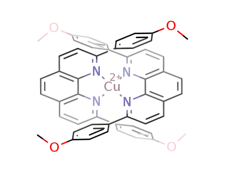 {Cu(II)(2,9-di-p-anisyl-1,10-phenanthroline)2}<sup>(2+)</sup>