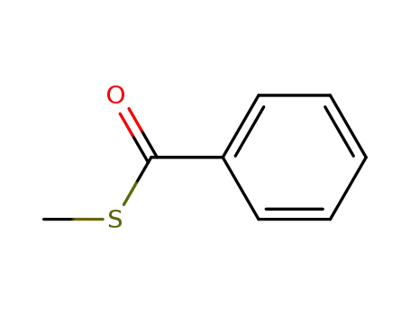 Molecular Structure of 5925-68-8 ((S)-methyl thiobenzoate)