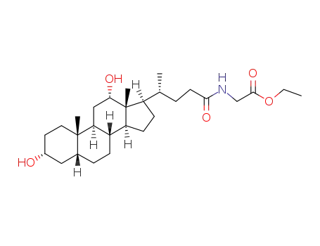 Molecular Structure of 70779-06-5 (ethyl glycodeoxycholate)