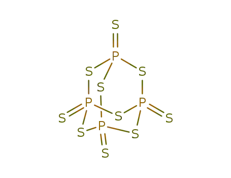 Molecular Structure of 15857-57-5 (tetraphosphorus decasulfide)