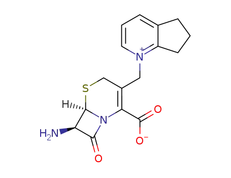 (6R,7R)-7-Amino-3-((6,7-dihydro-5H-cyclopenta[b]pyridin-1-ium-1-yl)methyl)-8-oxo-5-thia-1-azabicyclo[4.2.0]oct-2-ene-2-carboxylate