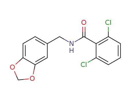 N-(1,3-benzodioxol-5-ylmethyl)-2,6-dichlorobenzamide