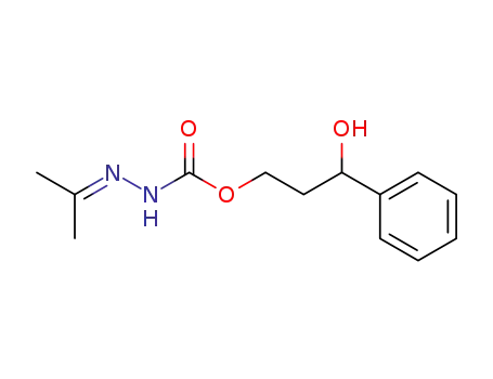 Hydrazinecarboxylic acid, (1-methylethylidene)-,
3-hydroxy-3-phenylpropyl ester