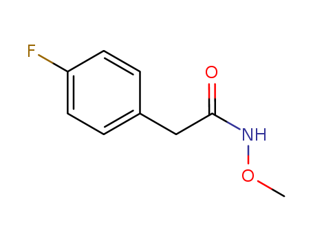 Benzeneacetamide, 4-fluoro-N-methoxy-