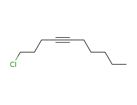 Molecular Structure of 26817-65-2 (1-CHLORO-4-DECYNE)