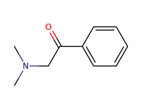 Molecular Structure of 3319-03-7 (α-(Dimethylamino)acetophenone)