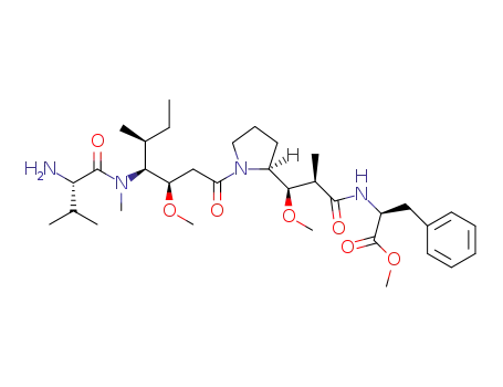 methyl (S)-2-((2R,3R)-3-((S)-1-((3R,4S,5S)-4-((S)-2-amino-N,3-dimethylbutanamido)-3-methoxy-5-methylheptanoyl)pyrrolidin-2-yl)-3-methoxy-2-methylpropanamido)-3-phenylpropanoate