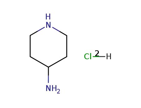 Molecular Structure of 35621-01-3 (4-Aminopiperidine dihydrochloride)