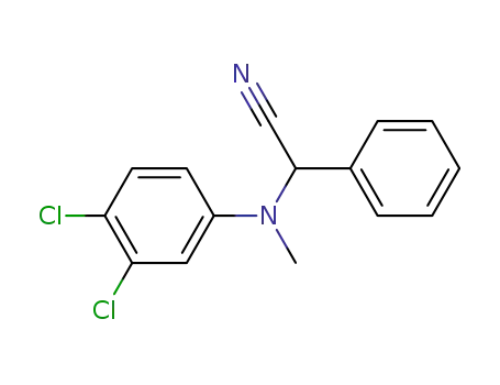 Benzeneacetonitrile, a-[(3,4-dichlorophenyl)methylamino]-