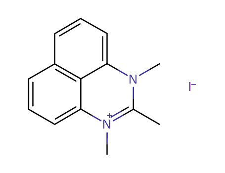 1H-Perimidinium, 1,2,3-trimethyl-, iodide