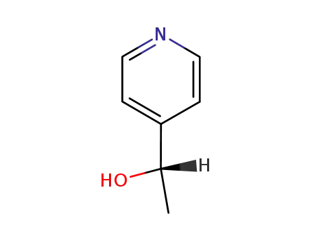 Molecular Structure of 54656-96-1 ((S)-(-)-1-(4-PYRIDYL)ETHANOL)