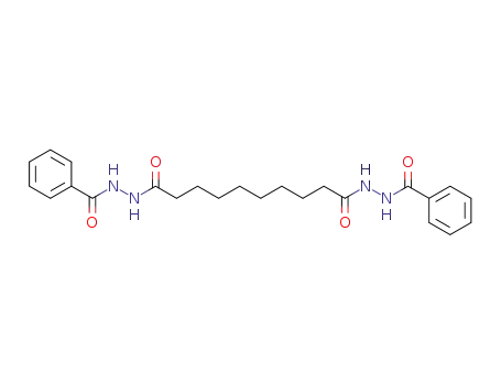 Molecular Structure of 35658-27-6 (sebacic acid bis(2-benzoylhydrazide))