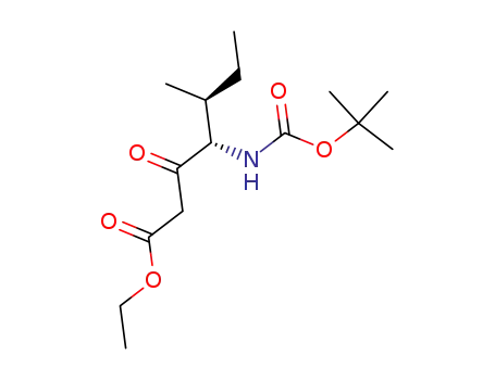 (4S,5S)-ethyl 4-((tert-butoxycarbonyl)amino)-5-methyl-3-oxo-heptanoate