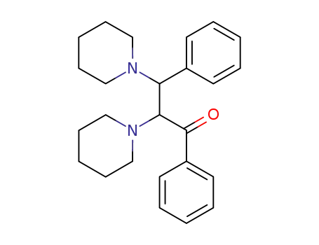 Molecular Structure of 6281-88-5 (1,3-diphenyl-2,3-di(piperidin-1-yl)propan-1-one)