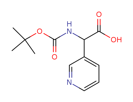 3-Pyridineacetic acid, a-[[(1,1-dimethylethoxy)carbonyl]amino]-