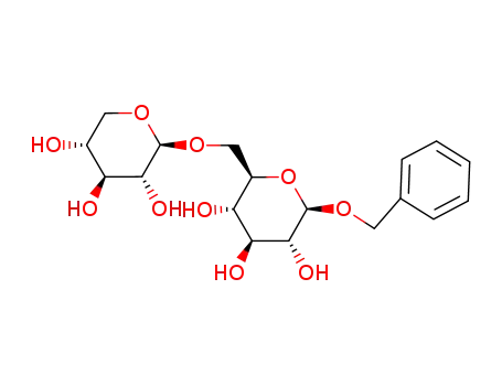 Molecular Structure of 130622-31-0 (benzyl alcohol xylopyranosyl-(1-6)-glucopyranoside)