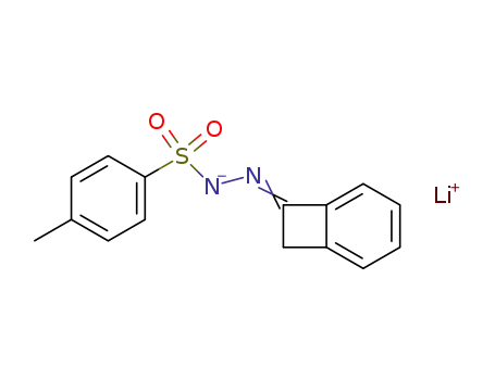 Molecular Structure of 72610-89-0 (Lithium Salt of Benzocyclobutenone Tosylhydrazone)