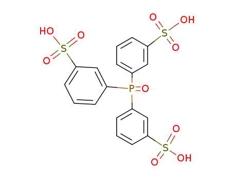 Molecular Structure of 96723-93-2 (tris (3-sulfonatophenyl) phosphine oxide, triacid)