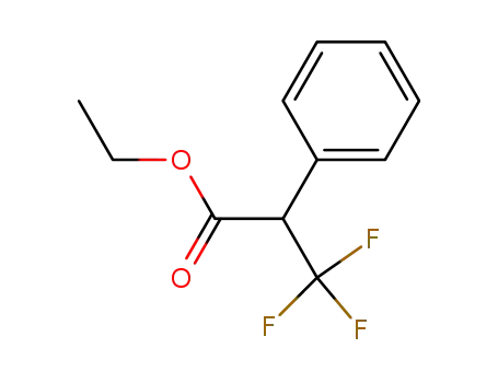 Molecular Structure of 90784-42-2 (ethyl 3,3,3-trifluoro-2-phenylpropionate)