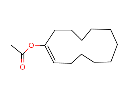 1-Cyclododecen-1-ol, acetate, (1E)-