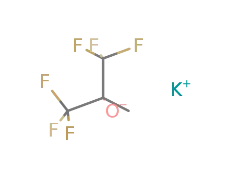 Molecular Structure of 662-15-7 (2-Propanol, 1,1,1,3,3,3-hexafluoro-2-methyl-, potassium salt)