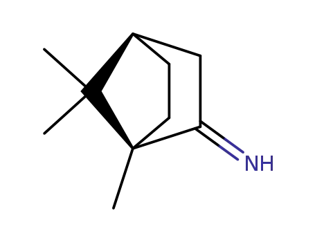 Molecular Structure of 287488-25-9 (Bicyclo[2.2.1]heptan-2-imine, 1,7,7-trimethyl-, (1R,4R)- (9CI))