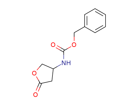 Carbamic acid, (tetrahydro-5-oxo-3-furanyl)-, phenylmethyl ester (9CI)