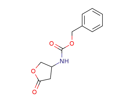 Carbamic acid, (tetrahydro-5-oxo-3-furanyl)-, phenylmethyl ester (9CI)