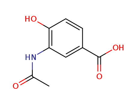 3-(acetylamino)-4-hydroxybenzoic acid