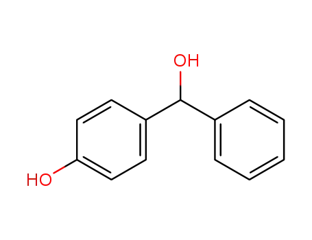 Molecular Structure of 833-39-6 (Benzenemethanol, 4-hydroxy-a-phenyl-)