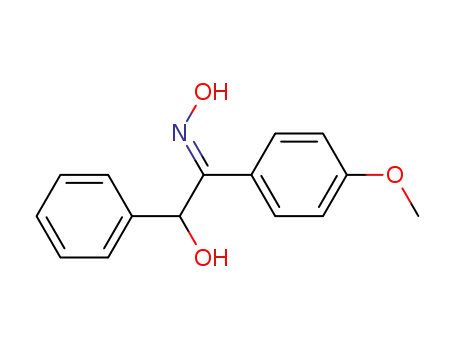 Ethanone, 2-hydroxy-1-(4-methoxyphenyl)-2-phenyl-, oxime, (E)-