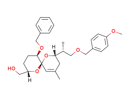 {(2S,5R,6S,8S)-5-Benzyloxy-8-[(R)-2-(4-methoxy-benzyloxy)-1-methyl-ethyl]-10-methyl-1,7-dioxa-spiro[5.5]undec-10-en-2-yl}-methanol