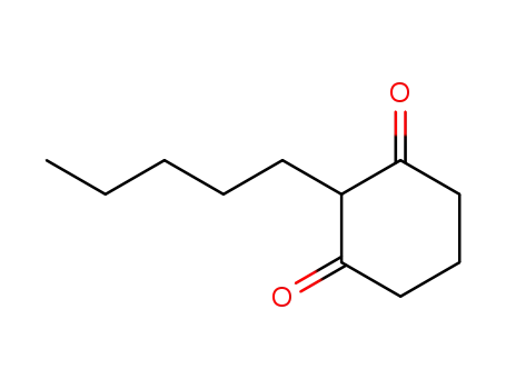 Molecular Structure of 63589-01-5 (1,3-Cyclohexanedione, 2-pentyl-)