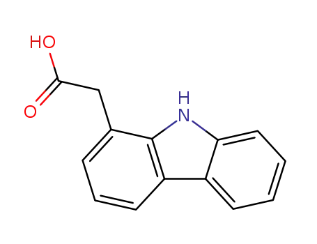 Molecular Structure of 131023-43-3 (carbazole-1-acetic acid)