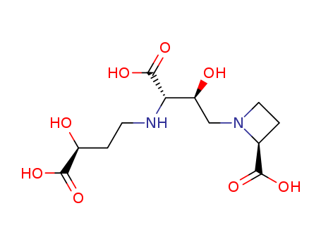 1-Azetidinebutanoicacid, 2-carboxy-a-[[(3S)-3-carboxy-3-hydroxypropyl]amino]-b-hydroxy-, (aS,bS,2S)-