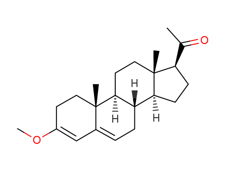 Molecular Structure of 903-03-7 (3-methoxypregna-3,5-dien-20-one)
